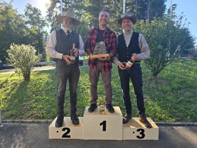 Das Siegerteam
v.l. Adrian Weber, Amèrico Gaspar, Daniel Kenel
Herzliche Gratulation!